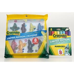 Crayola Limited‎ Edition Collection 2025 Characters Retired & 8 Ct Markers